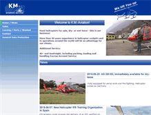 Tablet Screenshot of km-aviation.com